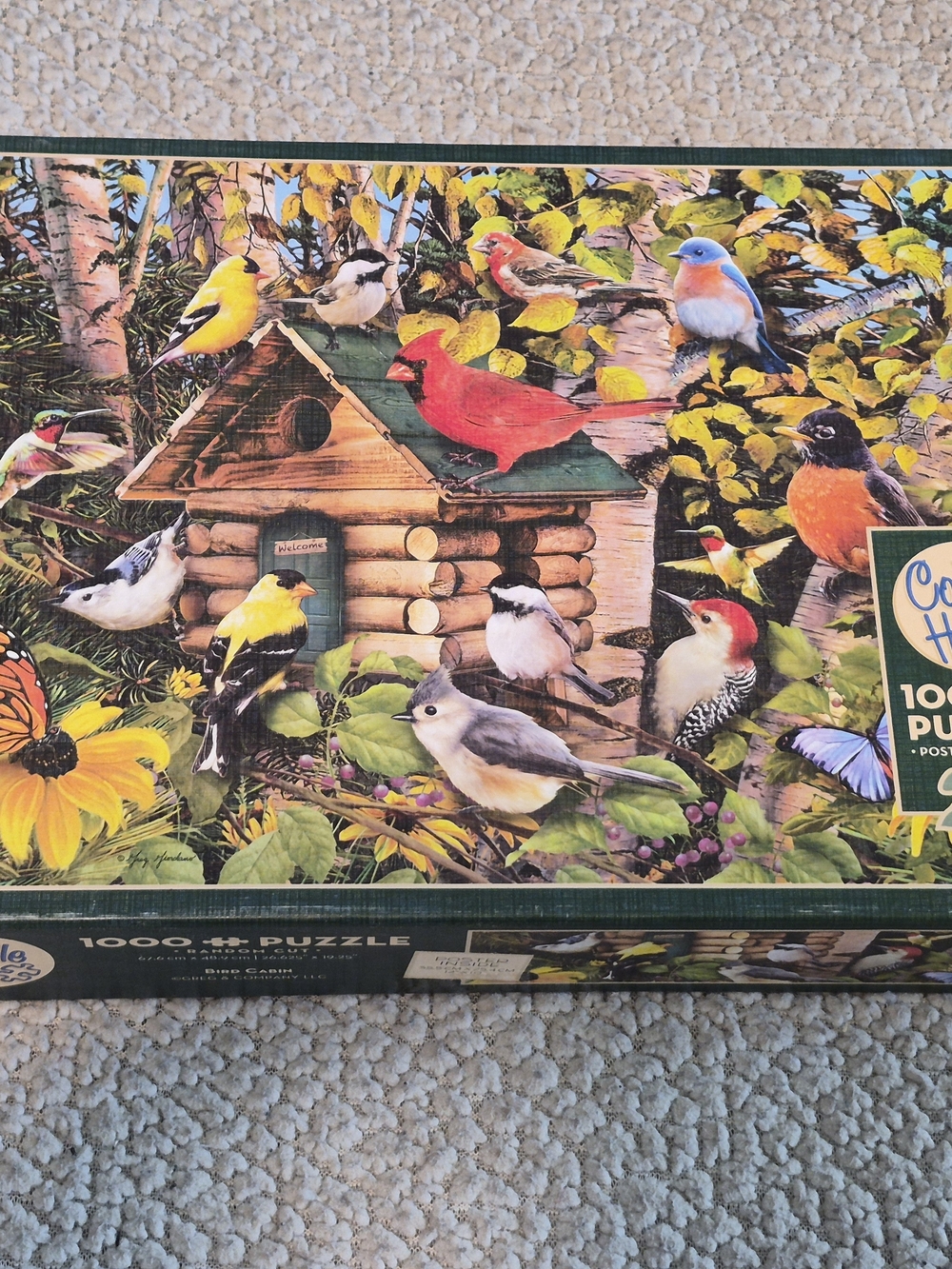 ​Cobble Hill Bird Cabin 1000 Piece Jigsaw Puzzle